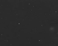 virgo cluster of galaxies under pollutted, city skies