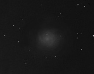 Pinwheel galaxy through small telescope