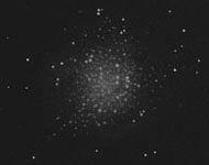 globular cluster through medium telescope