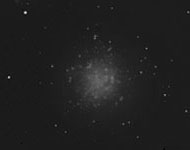 globular cluster through small telescope