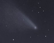 panstarrs comet through a telescope