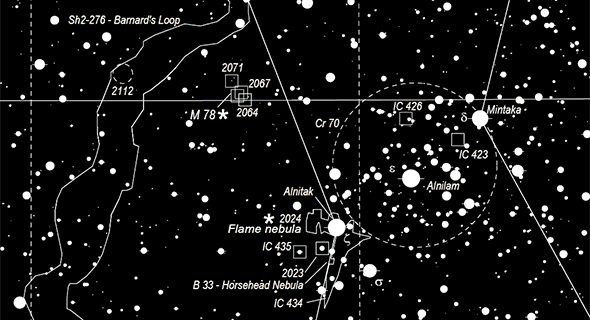 deep sky hunter star atlas - field (white over black) version