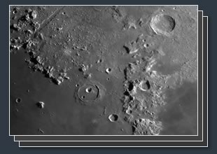 astrophotography of lunar landscapes