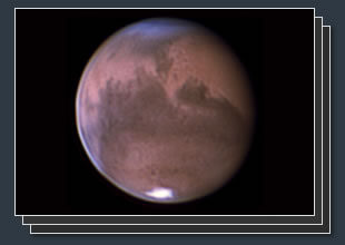 astrophotography of mars