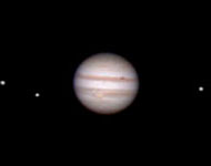 seeing jupiter through a telescope