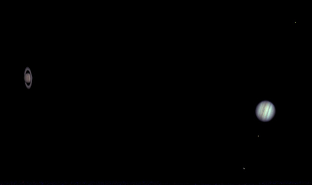 jupiter saturn conjunction photo through telescope 