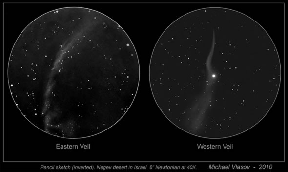 Veil nebula sketch